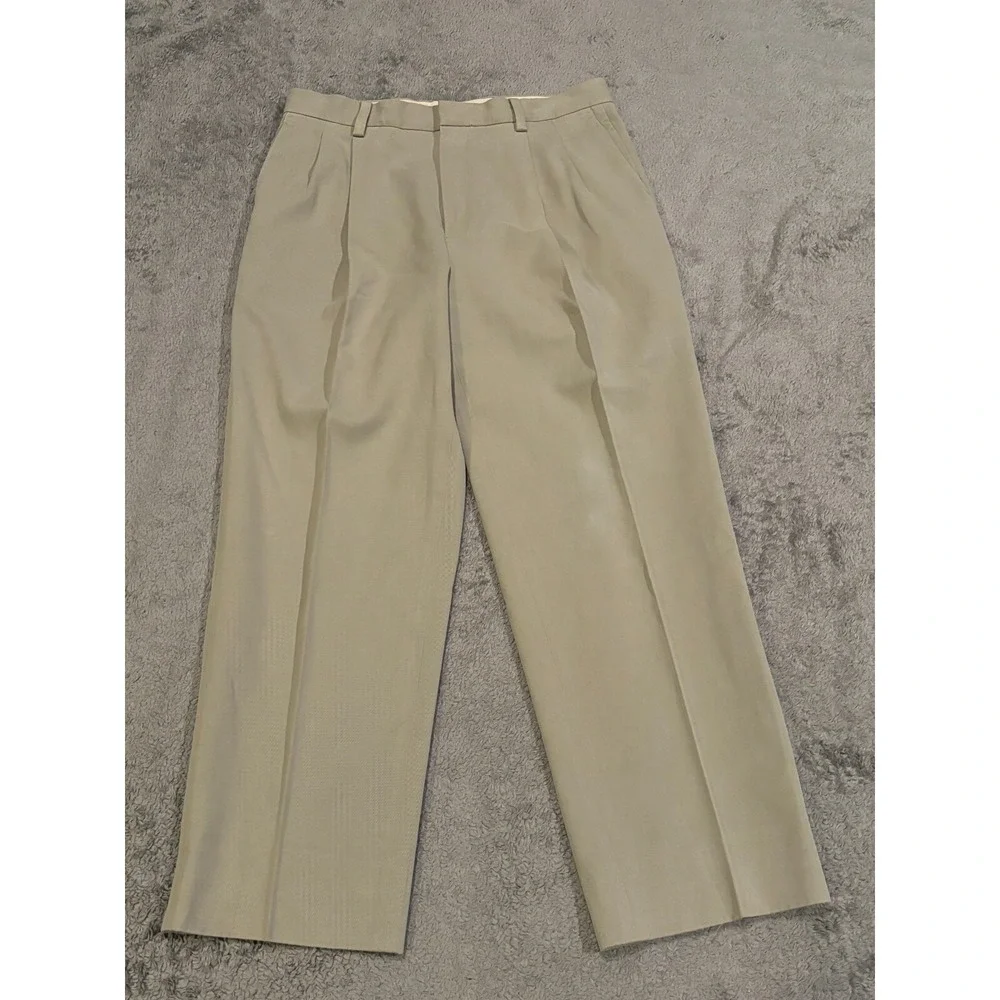 Banana Republic Pants Mens 34x32 (34x29) Khaki Brown Belt Loops Smithfield Chino